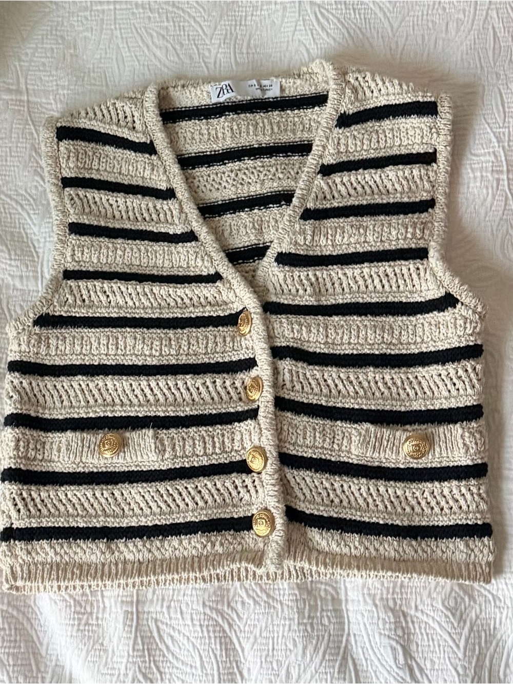Zara Striped Knit Top - Picture 2 of 2